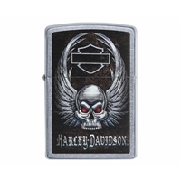 Zippo Lighter 29558 Harley Davidson Skull