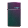 Zippo Lighter Slim 49267ZL Iridescent Zippo With Logo