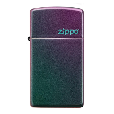 Zippo Lighter Slim 49267ZL Iridescent Zippo With Logo