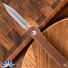 Microtech UTX-70 D/E 147-10TA Stonewash Blade Tan Handle