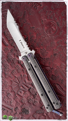 Randy Doucette Crossbones Balisong Carbonator