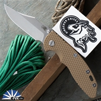 Hinderer XM-18 3.5â€³ Non Flipper, Stonewashed S45VN Blade, Coyote G10 Scale, Stonewashed and Bronze Anodized Ti Frame