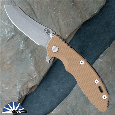 Hinderer XM-18 3.5â€³ Skinner Working Finish S45VN Working Finish & Coyote G10 Handle