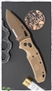 Sig Sauer/Hogue K320 "ABLE" Lock Drop Point Knife, Coyote Tan Scales, Serrated 3.5" PVD CPM-S30V