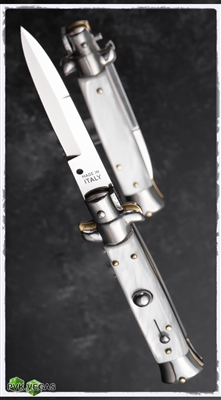 SKM Italian Stiletto 7.5" Bayonet White Pearlex (19CM)