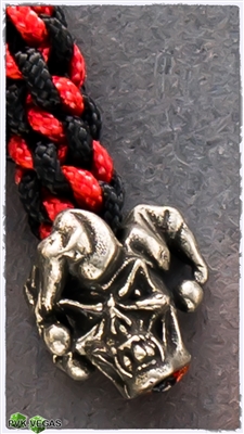 Schmuckatelli Jester Skull Bead w/ Lanyard