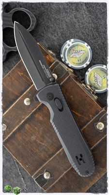 SOG Pentagon XR Lock, Black G-10, 3.5" Black Black CTS-XHP