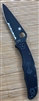 Spyderco Endura 4, Black FRN,  Black Serrated VG-10