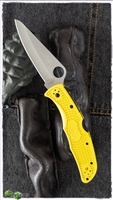 Spyderco Pacific Salt 2 Lockback Knife Yellow FRN