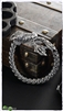 Streltsov Custom Sterling Silver Dragon Bracelet