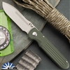 Terrain 365 Invictus ATSP Folder, Terravantium Blade,  Green G10 Top & Titanium Frame