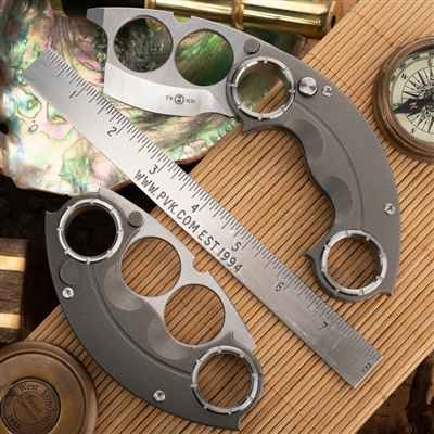 TWOSUN TS330 Folding Knuck Knife Titanium