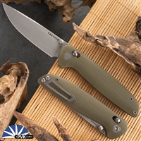 Tactile Knife Co. Maverick MagnaCut Crossbar Lock OD Green G-10
