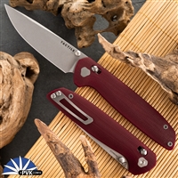 Tactile Knife Co. Maverick MagnaCut Crossbar Lock Red G-10