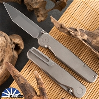 Tactile Knife Co. Rockwall Tanto, Magnacut, Titanium Scales
