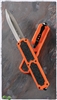 Titan D/A OTF Automatic Knife Orange Silver Blade