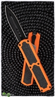 Titan D/A OTF Auto Orange Handle Black Double Edge Plain