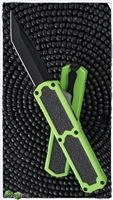 Titan D/A OTF Auto Toxic Green Black Tanto Plain Edge