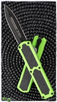 Titan D/A OTF Auto Toxic Green Black Double Edge Plain