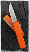 Taiwan Lightning Orange Handle Silver Single Edge Blade