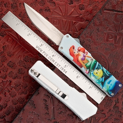 Taiwan Lightning "Underwater Friends", Satin S/E Plain, White Handle