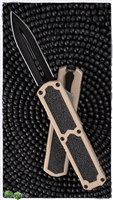 Titan D/A OTF Auto Tan Handle Black Double Edge