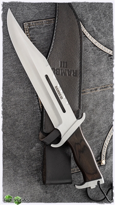 Rambo III Survival Knife With Leather Sheath