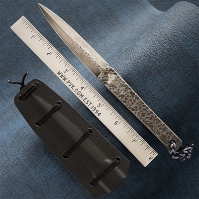 Venier Forge Dagger, D/E Damascus With Kydex Sheath