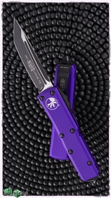 Microtech UTX-85 T/E 233-1PU Black Blade Purple Handle