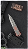 WE Knife Co. OSS Dagger Fixed Blade Dagger, Orange G-10,  Stonewashed 2" CPM-20CV