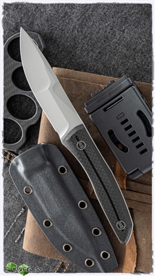 WE Knife Co. Reazio Fixed Blade Twill Carbon Fiber Stonewash 921A