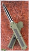 AKC F-16 D/A OTF Stiletto Two Tone Double Edge OD Green