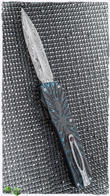 Brian Tighe Custom Twist Tighe D/A OTF Damacore Dagger Blue Fat Carbon