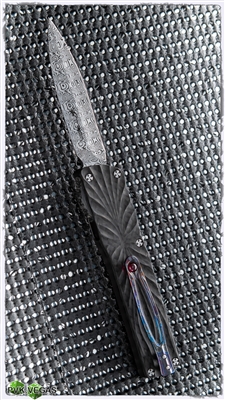 Brian Tighe Custom Small Twist Tighe D/A OTF Damacore Dagger Carbon Fiber