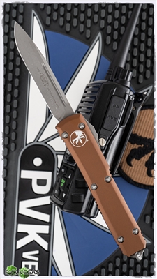 Microtech Ultratech S/E 121-10APTA Apocalyptic Blade Tan Handle