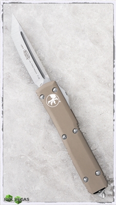 Microtech Ultratech T/E 123-4TA Tan Handle Satin Blade