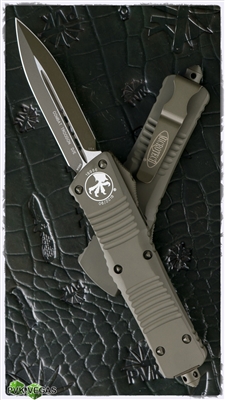 Microtech Combat Troodon D/E OD Green Cerakote Standard Edge