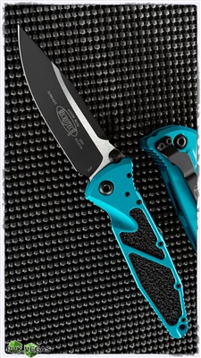 Microtech SOCOM Elite S/E-M 160-1TQ Black Blade Turquoise Handle