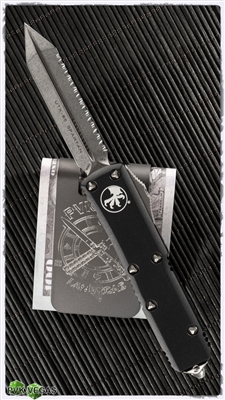 Microtech UTX-85 Spartan 230-12 Stonewash Full Serrated