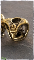 MW Antiqued Brass Eagle Bead