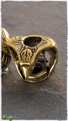 MW Antiqued Brass Eagle Bead