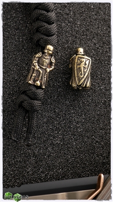 MW Brass Medieval Knight Bead