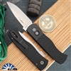 Protech Emerson CQC7 Left Handed Auto E7A05-LH-20 Spear Point Stonewash Blade,Black Jigged Textured Handle