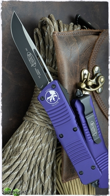 Microtech Combat Troodon S/E 143-1PU Black Blade Purple Handle