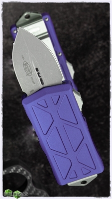Microtech Exocet 157-10APPU Apocalyptic Blade Purple Body