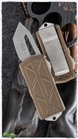 Microtech Exocet 158-10APTA Tanto Apocalyptic Blade Tan Handle