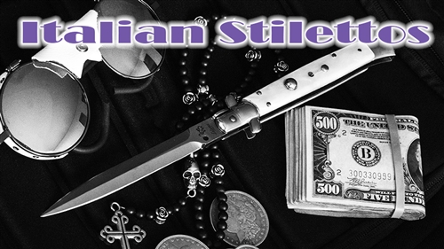 Automatic Delirium Titanium Switchblade Knife