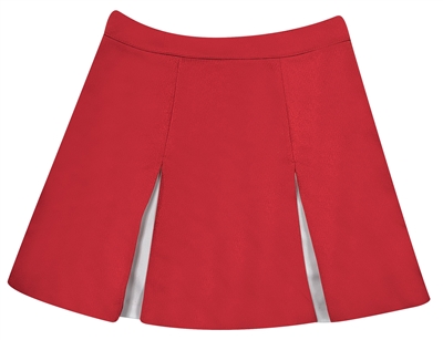 In-Stock Pleated Skirt - Red