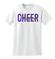 Stock Cheerleader Tee - Purple