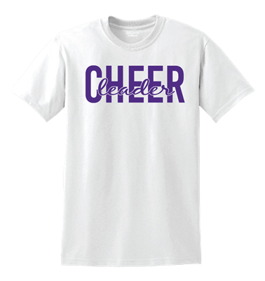 Stock Cheerleader Tee - Purple